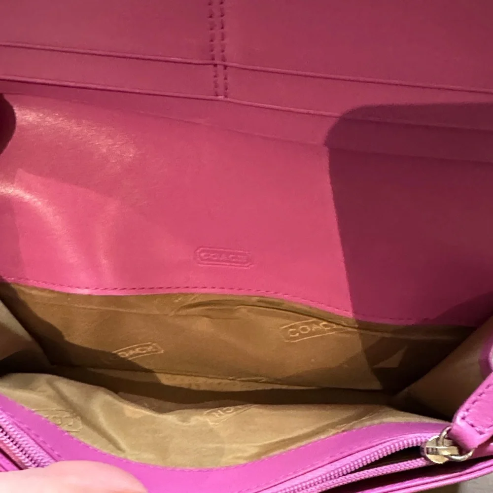 Coach Vibrant Pink Women's Wallet